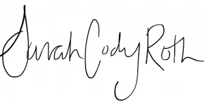 Sarah Cody Roth signature